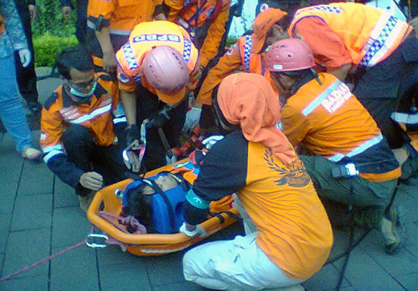 Ketika Sirine Peringatan Bencana di Gedung Sate Berbunyi