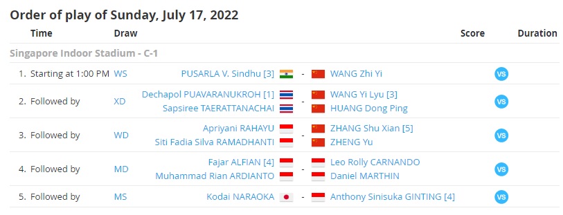 Jadwal Singapore Open Hari Ini: 4 Wakil Indonesia Tanding di Final