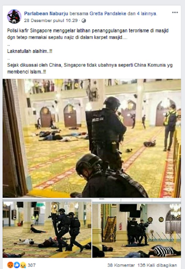 [Cek Fakta] Singapura Seperti Komunis Tiongkok yang Anti Islam? Ini Faktanya
