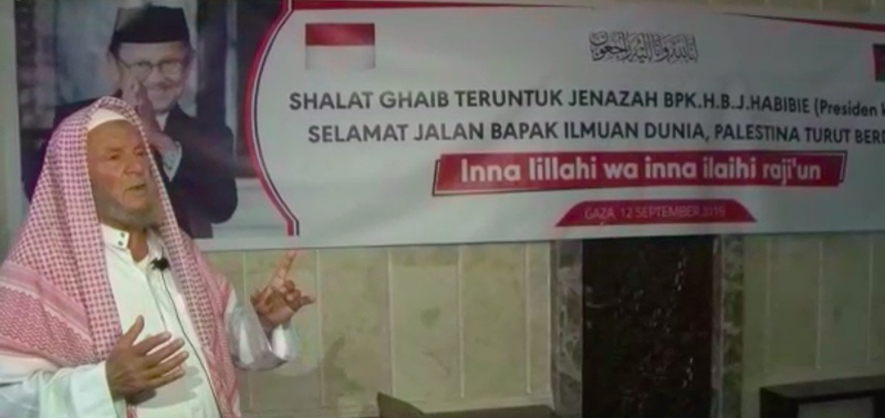 Warga Palestina Gelar Salat Gaib untuk BJ Habibie