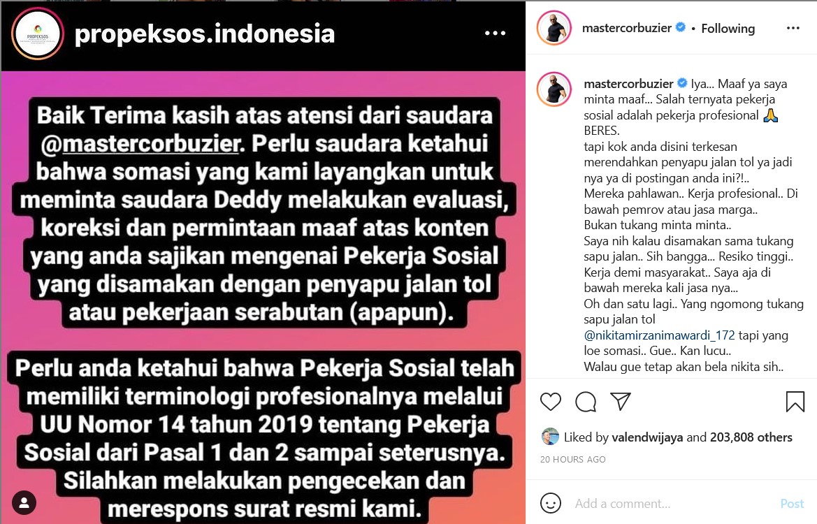 Deddy dikirim surat somasi dua kali