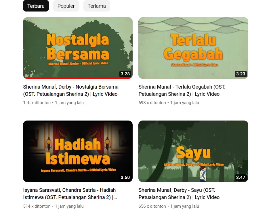 4 Lagu Film Petualangan Sherina 2 Dirilis Hari Ini, Berikut Daftar Judulnya