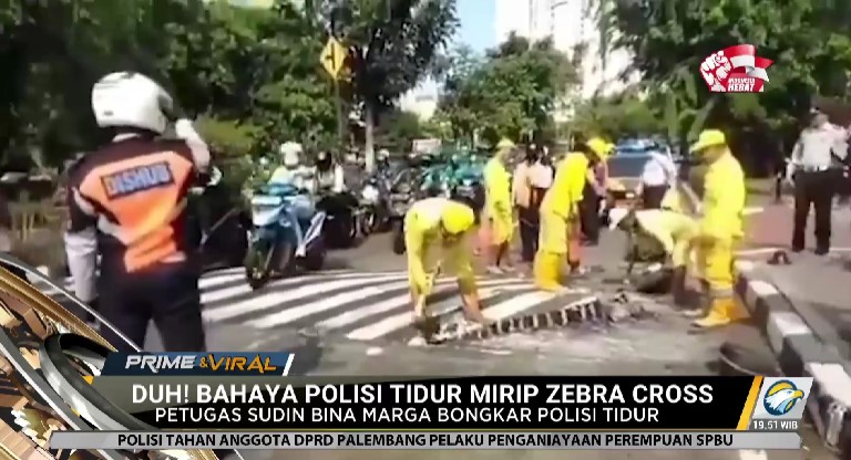 Viral Bikin Pengendara Terjatuh, Ini Beda Polisi Tidur dan Zebra Cross