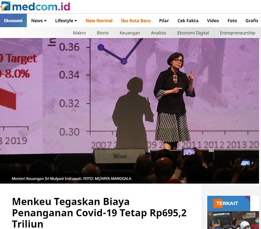 [Cek Fakta] Anggaran Darurat Covid-19, 80 Persen untuk Konglomerat, Hoaks, Ini Faktanya
