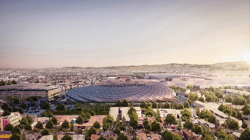 Stadion Terinspirasi Bola Basket yang Mengayun