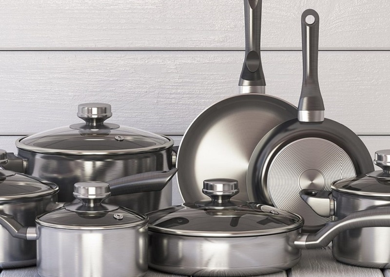 5 Cara Bersihkan Peralatan Masak Stainless Steel Biar Kinclong