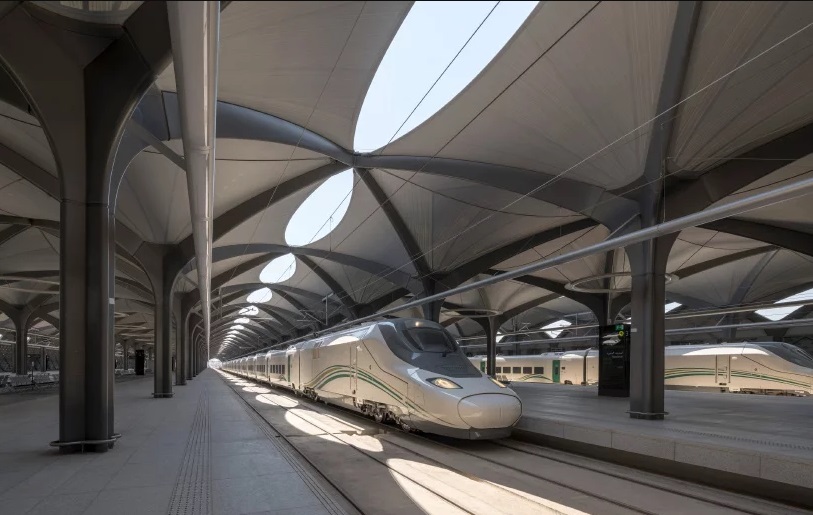 Stasiun Kereta Cepat di Arab Saudi Pertahankan Arsitektur Kuno