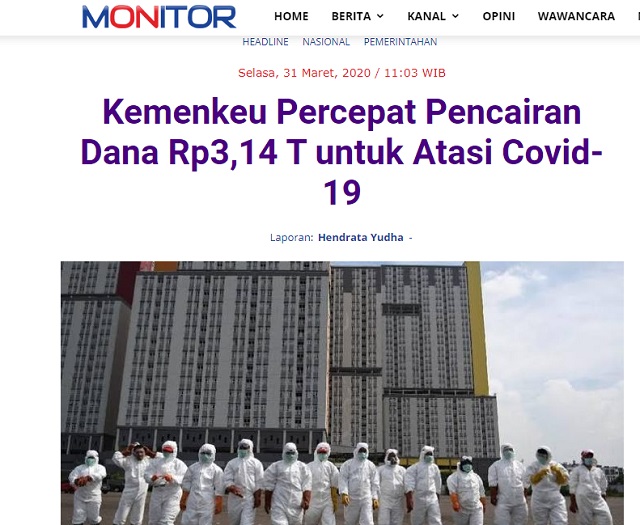 [Cek Fakta] Rezim Jokowi Pertontonkan Mega Korupsi Rp59 Triliun di Tengah Pandemi Covid-19? Ini Faktanya