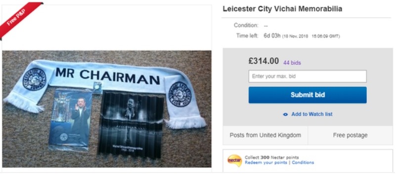 Kematian Presiden Leicester City Dijadikan Ladang Bisnis