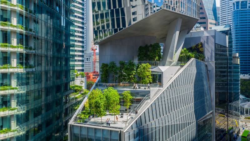 Taman Melayang Dibangun di Singapura