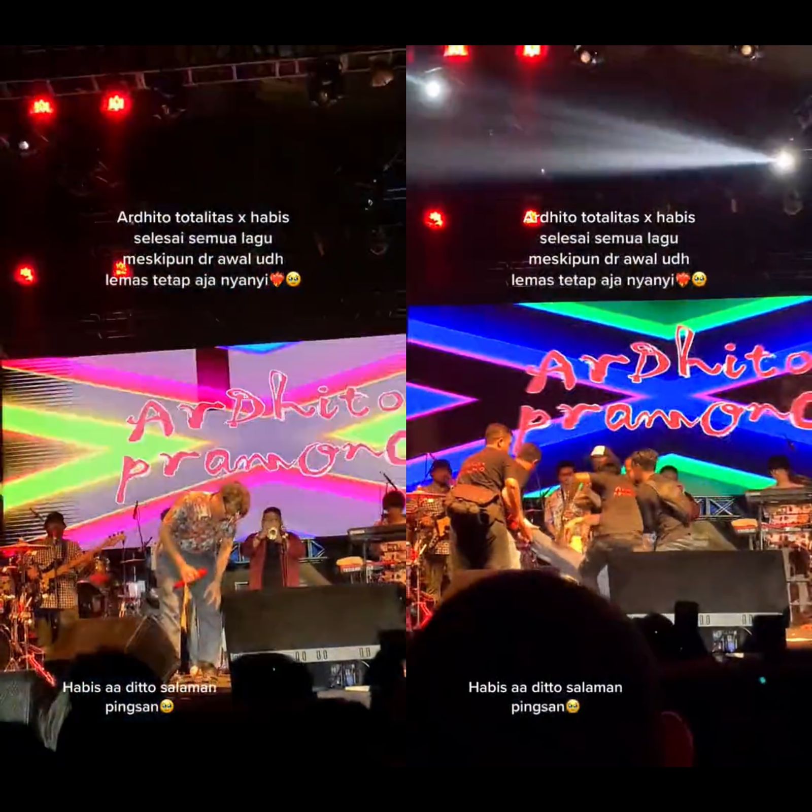Ardhito Pramono Pingsan di Atas Panggung Saat Konser di Medan, Ternyata ini Penyebabnya