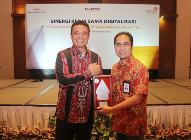 Kimia Farma Perkuat Sinergi dengan PT Telkom