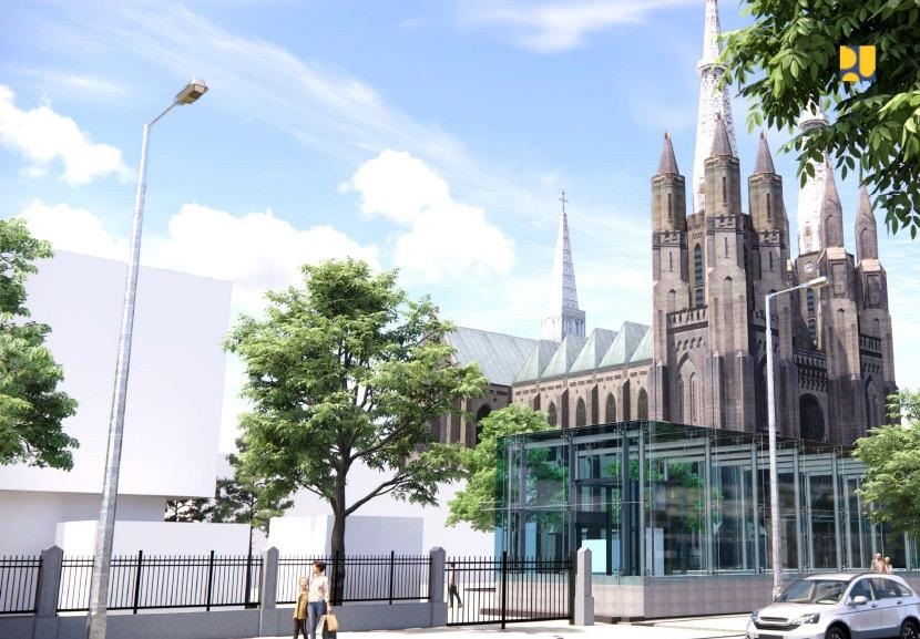 Ikon Kebhinekaan, Intip Desain Terowongan Silaturahmi Masjid Istiqlal-Gereja Katedral