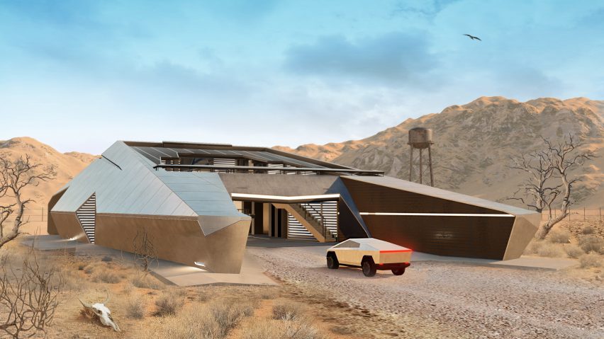 Cyberhouse, Hunian yang Terinspirasi Mobil Listrik Tesla