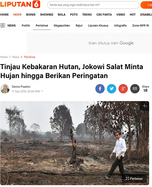 [Cek Fakta] Foto Jokowi dengan Latar Belakang Tulisan 