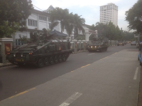 Kawasan Sarinah Aman, Lalin Dibuka