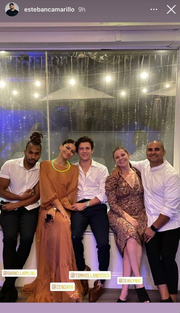 Cie, Tom Holland dan Zendaya Datang Kondangan Bareng