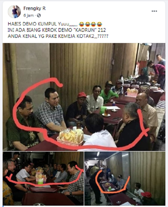 [Cek Fakta] Foto Penampakan Tommy Soeharto Biang Kerok Demo 212? Ini Faktanya