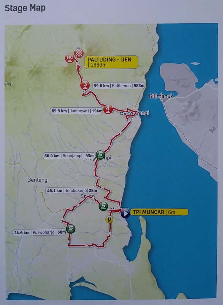 Mengenal Empat Etape di Tour de Banyuwangi-Ijen 2017