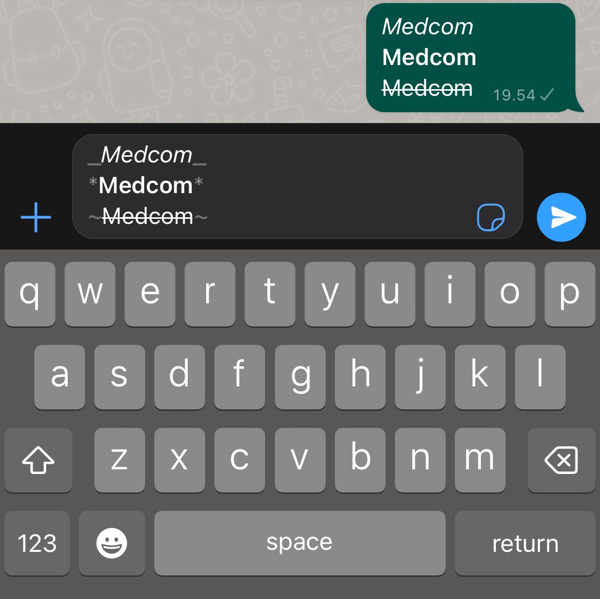 Mudah! Ini Cara Membuat Tulisan Miring, Tebal, dan Tercoret di WhatsApp