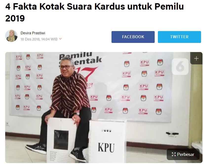 [Cek Fakta] Ketua KPU Siap Membantu Trump Menang di Pilpres AS? Ini Faktanya