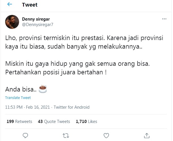 Sohib Abu Janda, Denny Siregar, Buat Warga Aceh Naik Pitam
