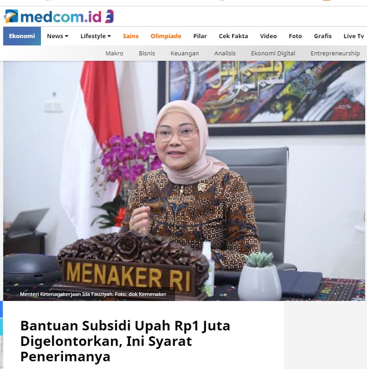 [Cek Fakta] Bantuan Kompensasi Rp1 Juta Bagi Pemegang Kartu Vaksinasi? Ini Faktanya