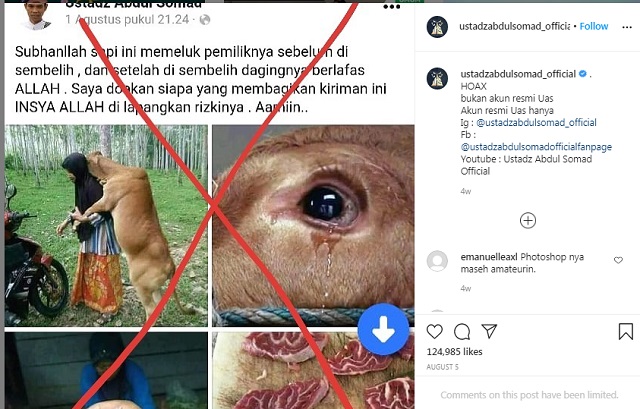 [Cek Fakta] UAS Sebut Facebook Haram? Ini Faktanya