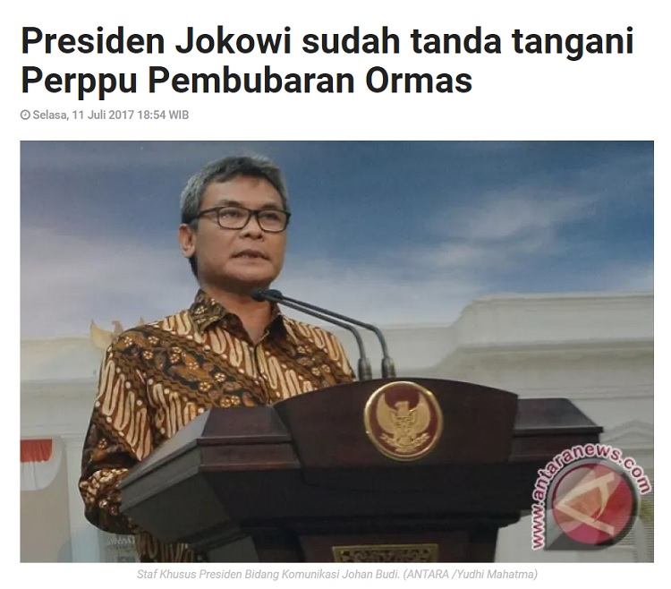 [Cek Fakta] 6 Ormas Dibubarkan Pemerintah Termasuk FPI? Ini Faktanya