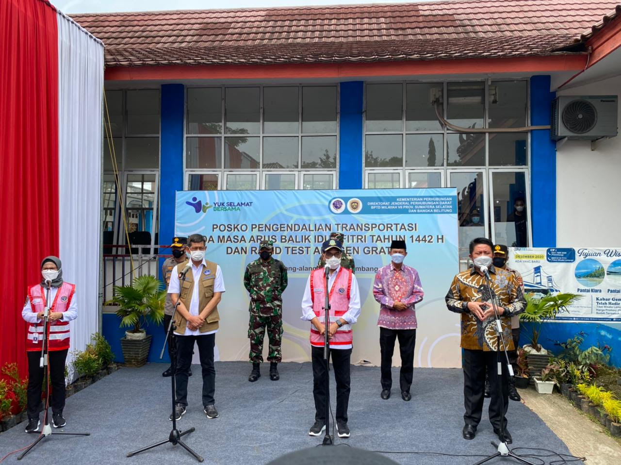 Menhub dan BNPB Puji Keseriusan Sumsel Turunkan Angka Covid-19