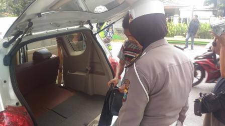 Antisipasi teror, Polres Jombang Gelar Razia di Jalur Nasional