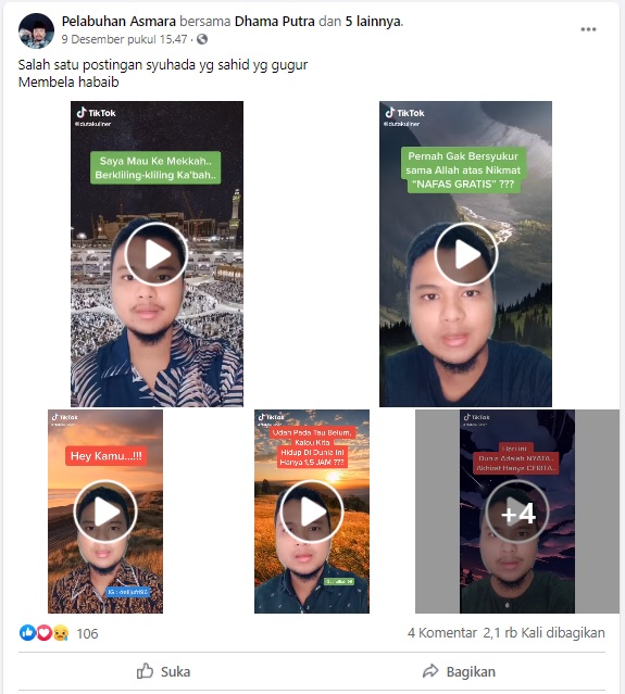 [Cek Fakta] Video <i>Tiktok</i> Anggota FPI yang Tewas Dalam Bentrokan dengan Polisi? Ini Faktanya