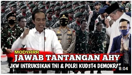 [Cek Fakta] Jokowi Instruksikan TNI-Polri Kudeta Partai Demokrat? Ini Faktanya