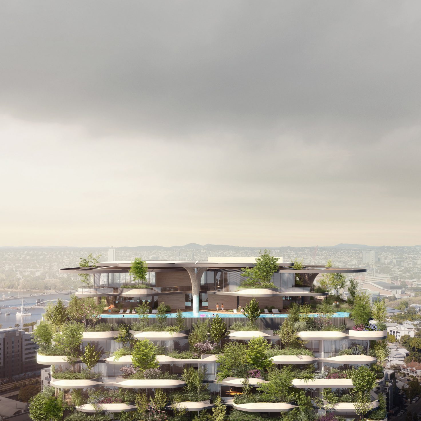 Urban Forest, Apartemen Berbalut Puluhan Ribu Tanaman