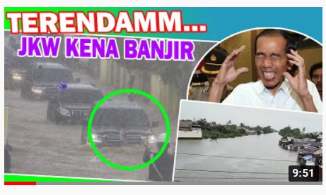 [Cek Fakta] Jokowi Terendam Banjir di Kalsel? Ini Faktanya