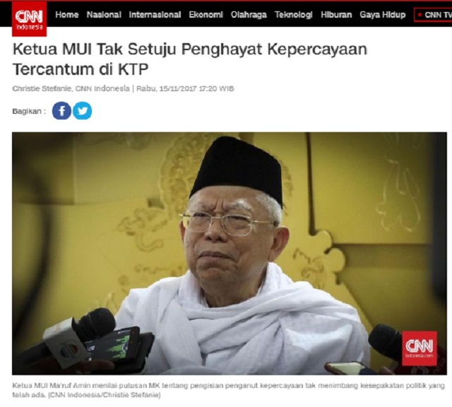 [Cek Fakta] Ma'ruf Amin Sebut Jokowi Ahli Nipu Rakyat? Ini Faktanya