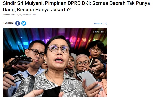 Pemerintah Pusat Akui Tak Mampu Bayar Utang Ke Pemprov Dki Ini
