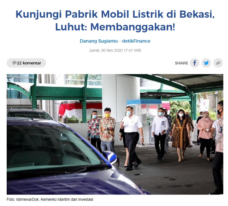 [Cek Fakta] Luhut Dikabarkan Positif Covid-19 dan Dibawa ke RS Militer? Ini Faktanya