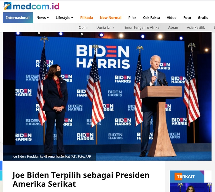 [Cek Fakta] Joe Biden Minta Saran ke Jokowi Cara Memenangkan Pilpres? Ini Faktanya