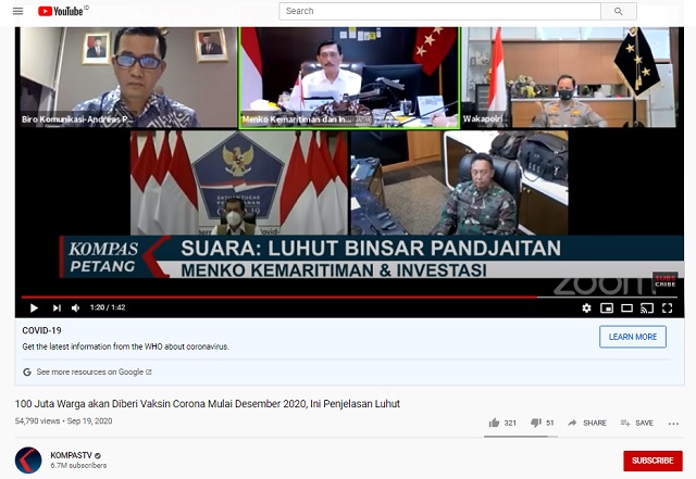 [Cek Fakta] Tiongkok Targetkan 100 Juta Penduduk Indonesia Tewas melalui Vaksin? Ini Faktanya