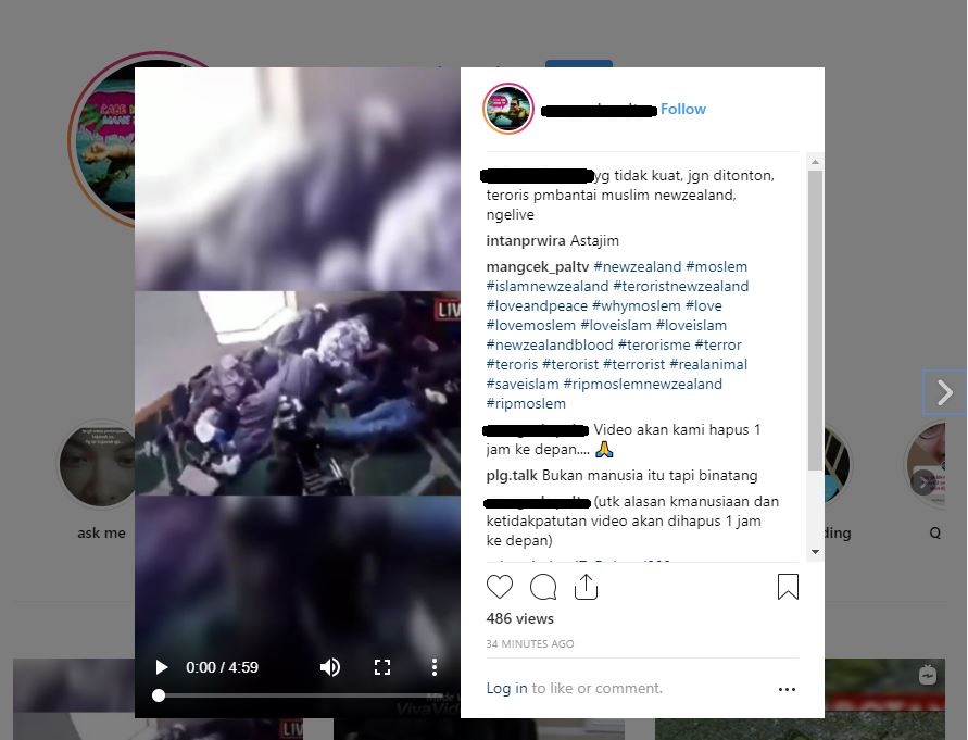 Facebook Buru dan Hapus Video Penembakan Masjid Selandia Baru