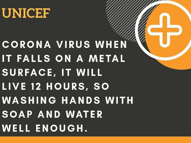 Koreksi Pesan Unicef yang Viral Terkait Virus Korona