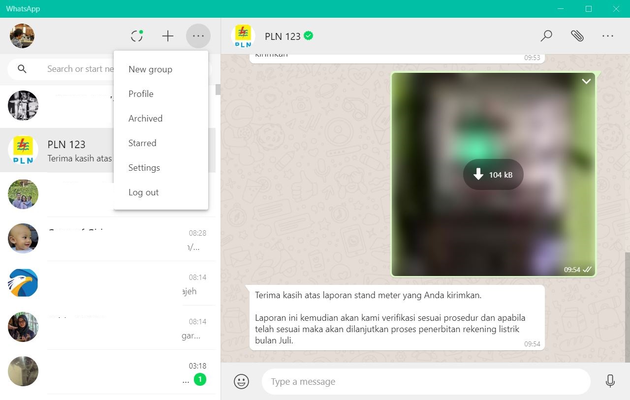 Cara Pakai Dark Mode di WhatsApp Web