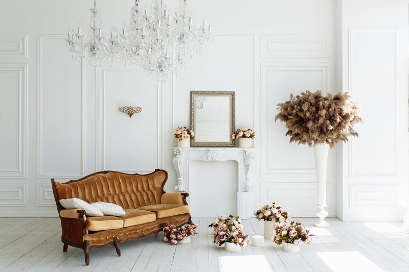 Pengertian dan Desain <i>Wall Moulding</i> di Ruang Tamu