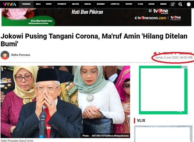 Cek Fakta] Wapres Minta Masyarakat Ikhlaskan Dana Agar Masuk ...