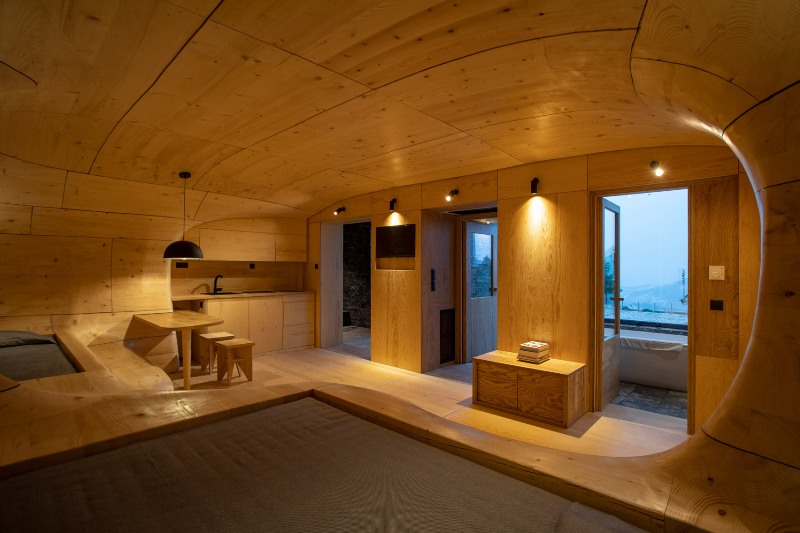 Wooden Cave, Hotel Menyerupai Gua di Yunani