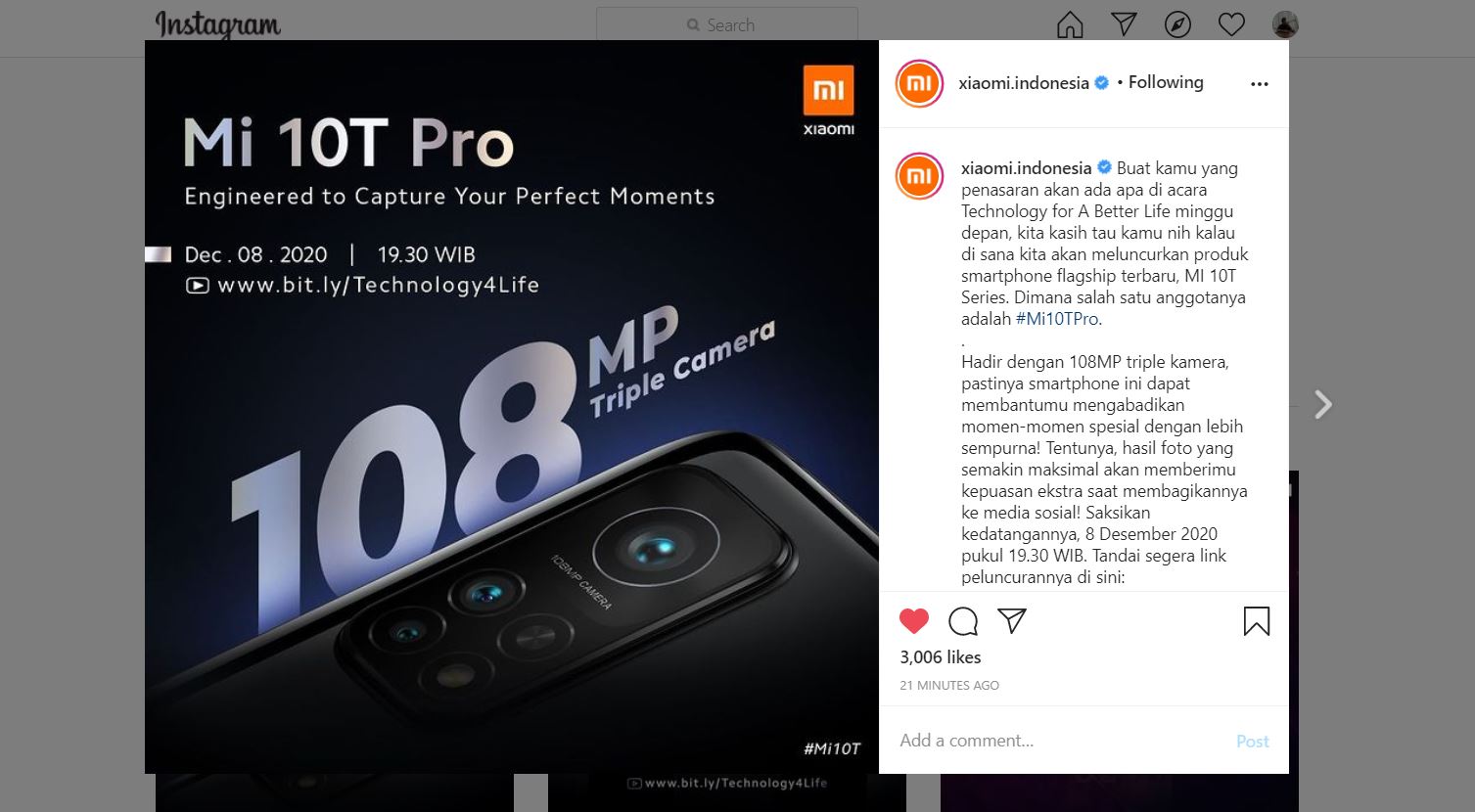 Xiaomi Bawa Mi 10T dan Mi 10T Pro ke Indonesia