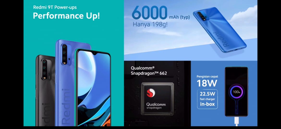 Redmi 9T Masuk Indonesia, Usung Jawaranya Batre Gede