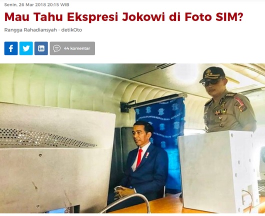 [Cek Fakta] Jokowi Mendatangi Polresta Bogor Urus Perpanjangan SIM Sendiri? Ini Faktanya