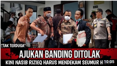 [Cek Fakta] Banding Ditolak, Rizieq Shihab Divonis Seumur Hidup? Ini Faktanya